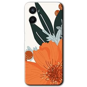 Oppo A96 Portakal Çiçeği Baskılı Uyumlu Silikon Kılıf