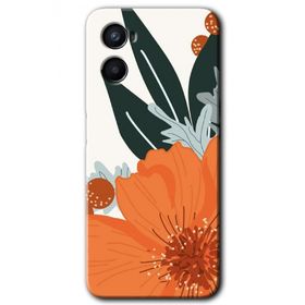 Oppo A96 Portakal Çiçeği Baskılı Uyumlu Silikon Kılıf