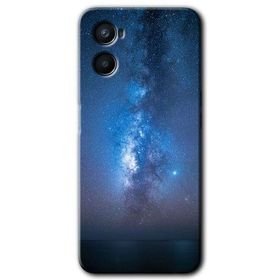 Oppo A96 Samanyolu Baskılı Uyumlu Silikon Kılıf