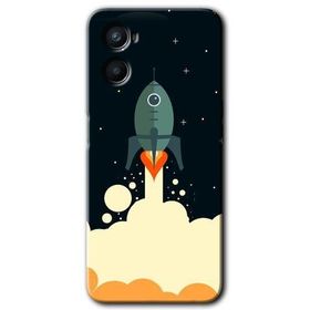 Oppo A96 Space Smoke Baskılı Uyumlu Silikon Kılıf