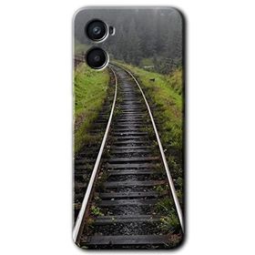 Oppo A96 Tren Yolu Baskılı Uyumlu Silikon Kılıf