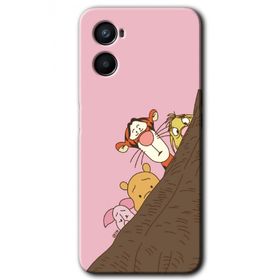 Oppo A96 Winnie the Pooh Baskılı Uyumlu Silikon Kılıf