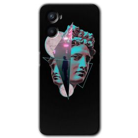 Oppo A96 Yeşil Kurt Baskılı Uyumlu Silikon Kılıf