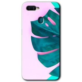 Oppo AX7 3D Yaprak Baskılı Uyumlu Silikon Kılıf