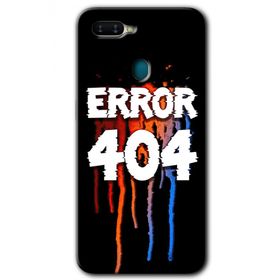 Oppo AX7 404 Error Baskılı Uyumlu Silikon Kılıf