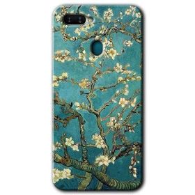Oppo AX7 Almond Blossom Baskılı Uyumlu Silikon Kılıf