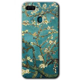 Oppo AX7 Almond Blossom Baskılı Uyumlu Silikon Kılıf