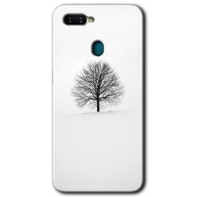 Oppo AX7 Alone Tree Baskılı Uyumlu Silikon Kılıf
