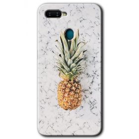 Oppo AX7 Ananas Baskılı Uyumlu Silikon Kılıf