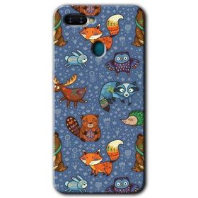 Oppo AX7 Animals Funny Baskılı Uyumlu Silikon Kılıf