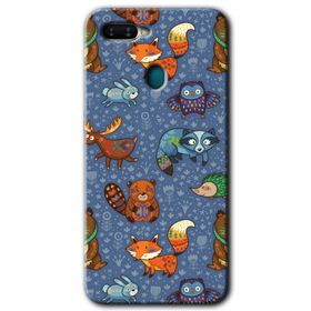 Oppo AX7 Animals Funny Baskılı Uyumlu Silikon Kılıf