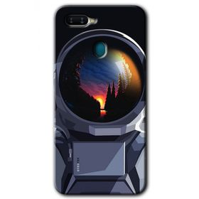 Oppo AX7 Astronot Baskılı Uyumlu Silikon Kılıf