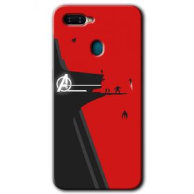Oppo AX7 Avengers Tower Baskılı Uyumlu Silikon Kılıf