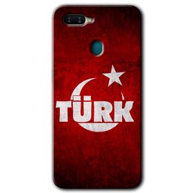 Oppo AX7 Ayyıldız Türk Baskılı Uyumlu Silikon Kılıf