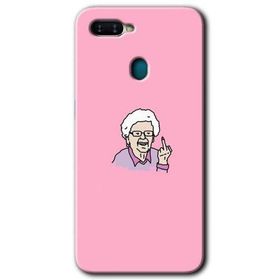 Oppo AX7 Bad Grandmother Baskılı Uyumlu Silikon Kılıf