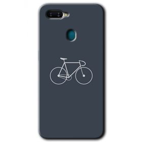 Oppo AX7 Bike Baskılı Uyumlu Silikon Kılıf