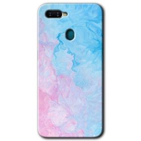 Oppo AX7 Blue Art Baskılı Uyumlu Silikon Kılıf