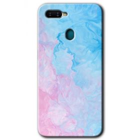 Oppo AX7 Blue Art Baskılı Uyumlu Silikon Kılıf