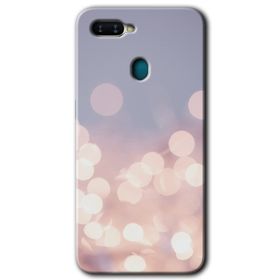 Oppo AX7 Blur Lights Baskılı Uyumlu Silikon Kılıf