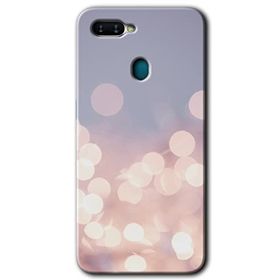 Oppo AX7 Blur Lights Baskılı Uyumlu Silikon Kılıf