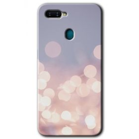 Oppo AX7 Blur Lights Baskılı Uyumlu Silikon Kılıf