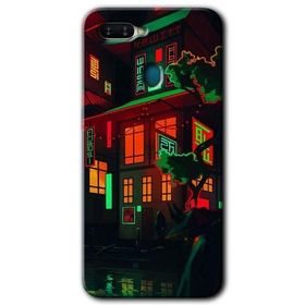 Oppo AX7 China Street Baskılı Uyumlu Silikon Kılıf