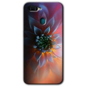 Oppo AX7 Çiçek Motif Baskılı Uyumlu Silikon Kılıf