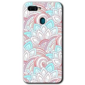 Oppo AX7 Çin Mandala 1 Baskılı Uyumlu Silikon Kılıf