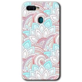 Oppo AX7 Çin Mandala 1 Baskılı Uyumlu Silikon Kılıf