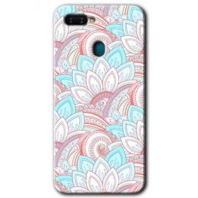 Oppo AX7 Çin Mandala 1 Baskılı Uyumlu Silikon Kılıf