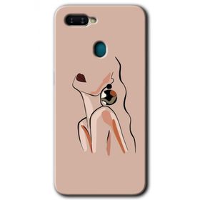 Oppo AX7 Çizim Silüet Baskılı Uyumlu Silikon Kılıf