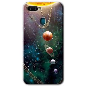 Oppo AX7 Cosmos Baskılı Uyumlu Silikon Kılıf