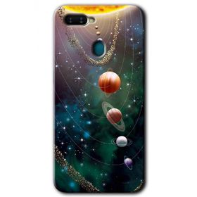 Oppo AX7 Cosmos Baskılı Uyumlu Silikon Kılıf