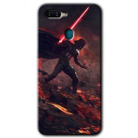 Oppo AX7 Darh Vader Wars Baskılı Uyumlu Silikon Kılıf
