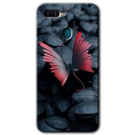 Oppo AX7 Dark Butterfly Baskılı Uyumlu Silikon Kılıf