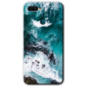 Oppo AX7 Deniz Kıyısı Baskılı Uyumlu Silikon Kılıf