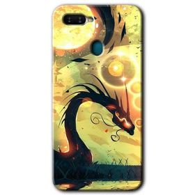 Oppo AX7 Digital Dragon Baskılı Uyumlu Silikon Kılıf