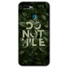 Oppo AX7 Do Not Hide Baskılı Uyumlu Silikon Kılıf