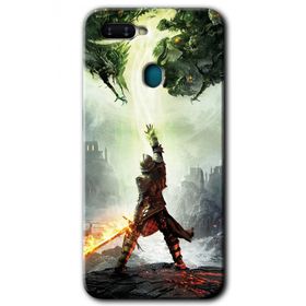 Oppo AX7 Dragon Hunter Baskılı Uyumlu Silikon Kılıf