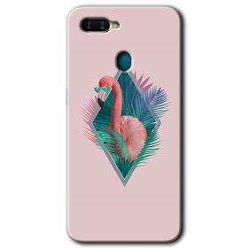 Oppo AX7 Flamingo Baskılı Uyumlu Silikon Kılıf
