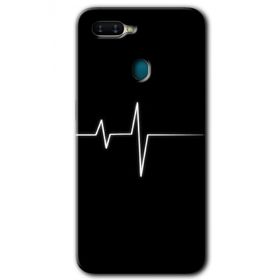 Oppo AX7 Heart Rytm Baskılı Uyumlu Silikon Kılıf