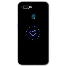 Oppo AX7 Heart Strokes Baskılı Uyumlu Silikon Kılıf