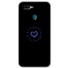 Oppo AX7 Heart Strokes Baskılı Uyumlu Silikon Kılıf