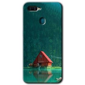 Oppo AX7 House In Woods Baskılı Uyumlu Silikon Kılıf