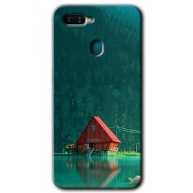 Oppo AX7 House In Woods Baskılı Uyumlu Silikon Kılıf