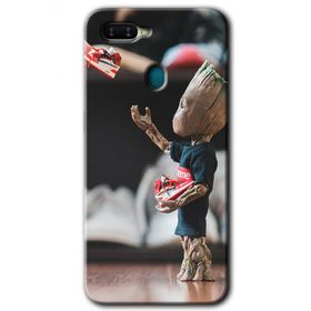 Oppo AX7 I am Groot Baskılı Uyumlu Silikon Kılıf