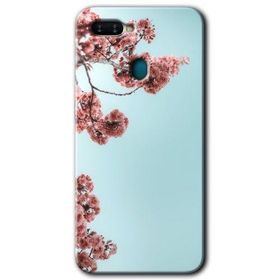 Oppo AX7 Japon Çiçeği Baskılı Uyumlu Silikon Kılıf