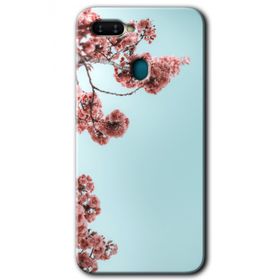 Oppo AX7 Japon Çiçeği Baskılı Uyumlu Silikon Kılıf