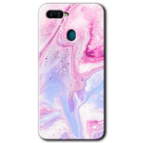 Oppo AX7 Kabarmış Leke Baskılı Uyumlu Silikon Kılıf