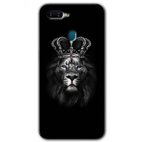 Oppo AX7 King Lion Baskılı Uyumlu Silikon Kılıf